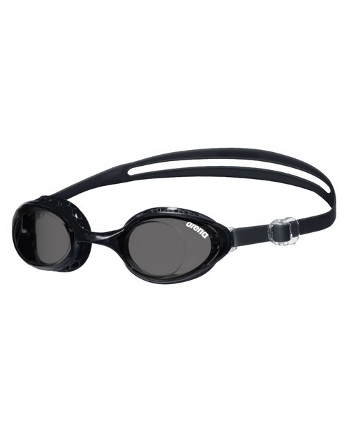 Arena Air-Soft Swim Goggles Smoked Black 003149 | Front View | Mens Accessories | Topdrawers Swimwear for Men