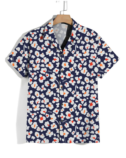 YUASA Resort Shirt Animal Floral Blue YT-001 | Front View | Mens Short Sleeve Shirts | Topdrawers Clothing for Men YUASA Resort Shirt Animal Floral Blue YT-001 | Front View | Mens Short Sleeve Shirts | Topdrawers Clothing for Men