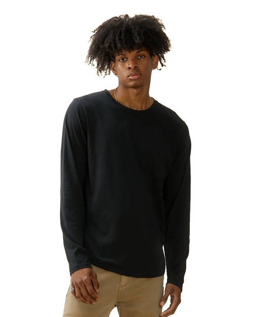 Kuwalla Tee Long Sleeve Eazy E Tee Black KUL-0325-LCT1012B | Front View | Mens Long Sleeve T-Shirts | Topdrawers Clothing for Men Kuwalla Tee Long Sleeve Eazy E Tee Black KUL-0325-LCT1012B | Front View | Mens Long Sleeve T-Shirts | Topdrawers Clothing for Men