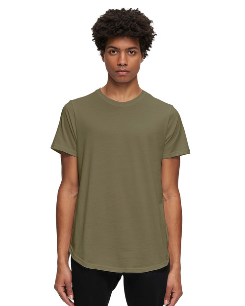 Kuwalla Tee Eazy Scoop Tee Olive KUL-0325-CT1851 | Front View | Mens T-Shirts | Topdrawers Clothing for Men Kuwalla Tee Eazy Scoop Tee Olive KUL-0325-CT1851 | Front View | Mens T-Shirts | Topdrawers Clothing for Men