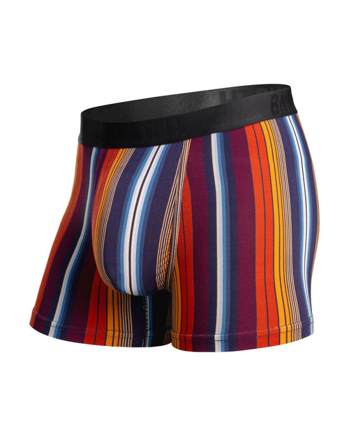 BN3TH Classic Icon Trunk | Western Stripe Dark Navy M211021 | Front View | Mens Boxer Briefs | Topdrawers Underwear for Men