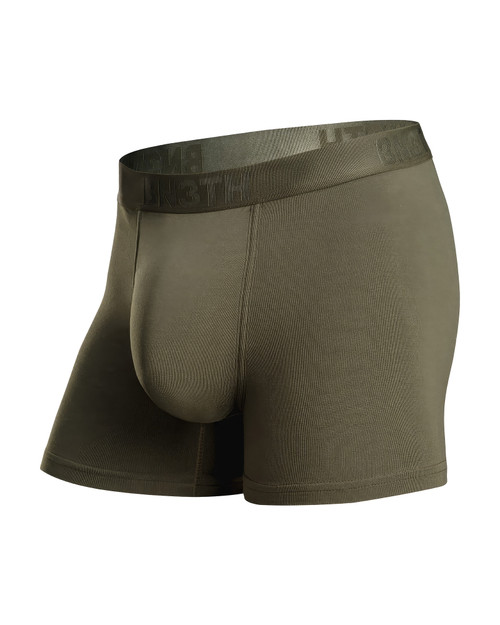 BN3TH Classic Icon Trunk | Duffle Green M211019 | Front View | Mens Boxer Briefs | Topdrawers Underwear for Men