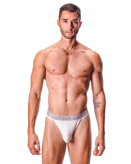 Barcode Berlin Ashley Thong White 92182 | Front View | Mens String Thongs | Topdrawers Underwear for Men