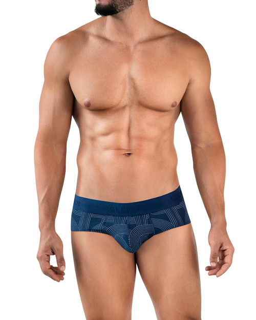 Clever Navy Classic Brief | Dark Blue 2055 | Front View | Mens Briefs | Topdrawers Underwear for Men