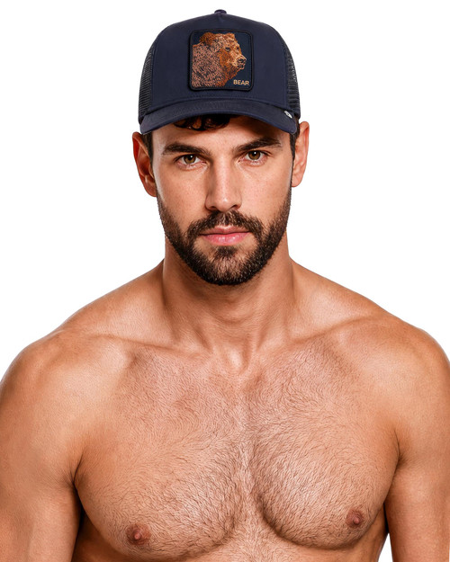 Goorin Bros. Bear Trucker Edge 101-3004-EDG01 | Front View | Mens Caps | Topdrawers Apparel for Men