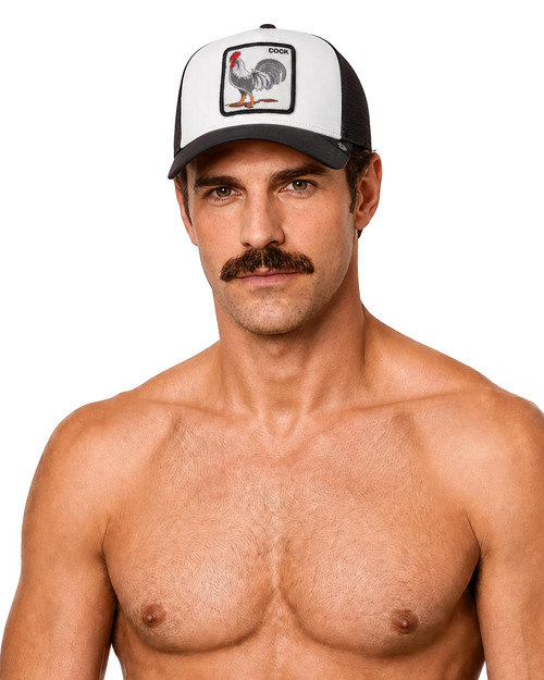 Goorin Bros. Rooster Trucker Dust Void 101-2458-DUS02 | Front View | Mens Caps | Topdrawers Apparel for Men