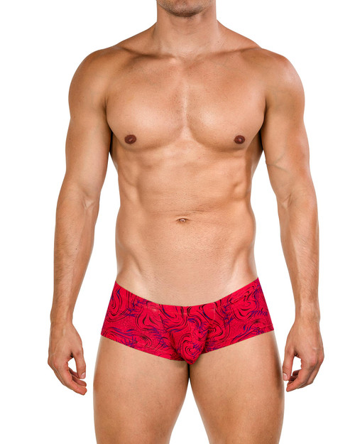 Clever Helion Latin Boxer Red 26026 | Front View | Mens Boxer Briefs | Topdrawers Underwear for Men