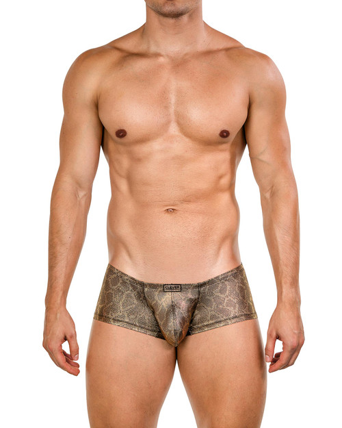 Clever Atlas Latin Boxer Gold 26042 | Front View | Mens Boxer Briefs | Topdrawers Underwear for Men