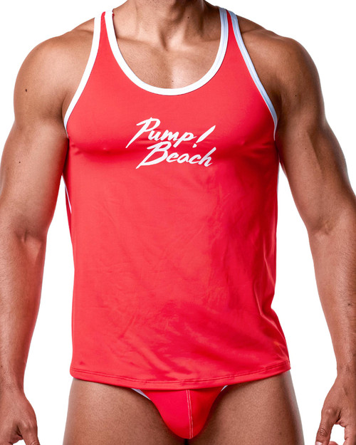 PUMP! Bay Tank Top 14029 | Front View | Mens Tank Tops | Topdrawers Clothing for Men