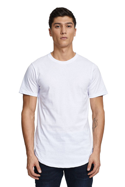 Kuwalla Tee Eazy Scoop Tee KUL-CT1851-WHT White - Mens T-Shirts - Front View - Topdrawers Clothing for Men
