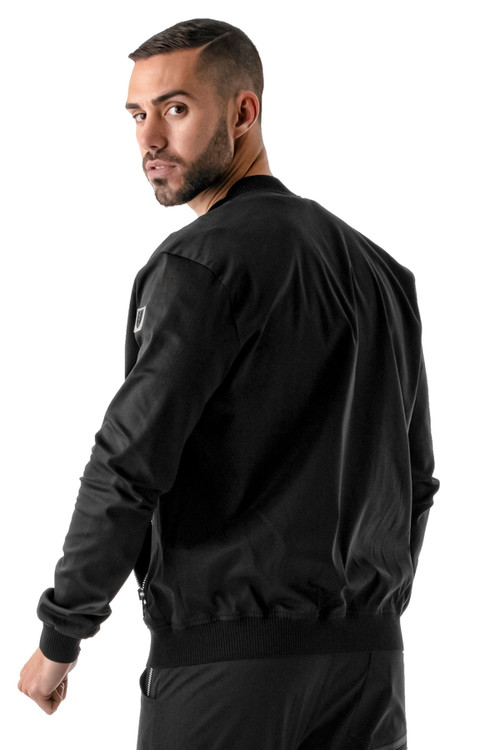 TOF Paris Elegant Jacket TOF153-N Black - Mens Outerwear - Rear View - Topdrawers Clothing for Men
