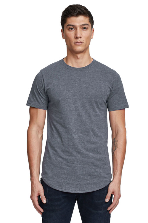 Kuwalla Tee Eazy Scoop Tee | Stone Grey KUL-CT1851-SGRY - Mens T-Shirts - Front View - Topdrawers Clothing for Men
