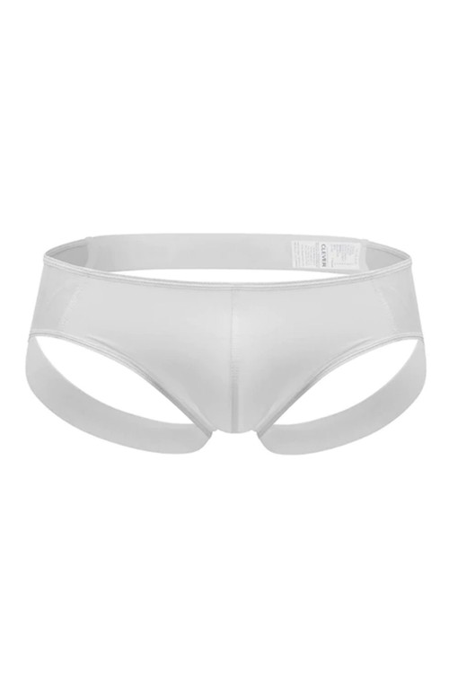 Clever Primal Jockstrap | White 0951 - Mens Jockstraps - Front View - Topdrawers Underwear for Men
