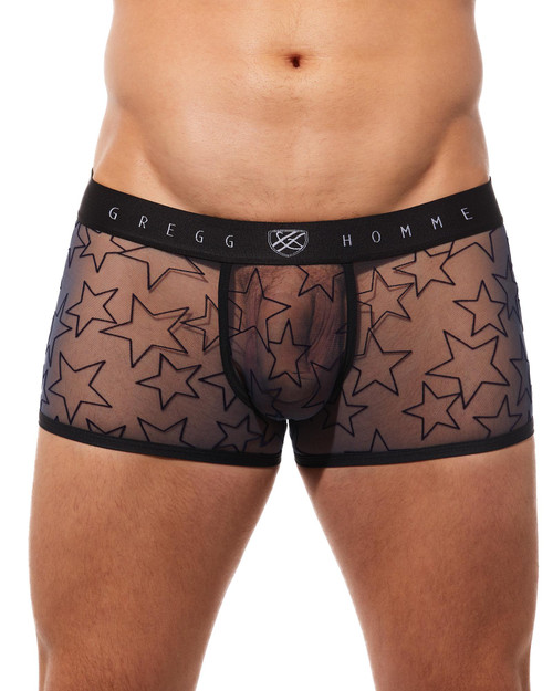 Gregg Homme Starr Boxer Brief | Navy | 190105-NV  - Mens Boxer Briefs - Front View - Topdrawers Underwear for Men
