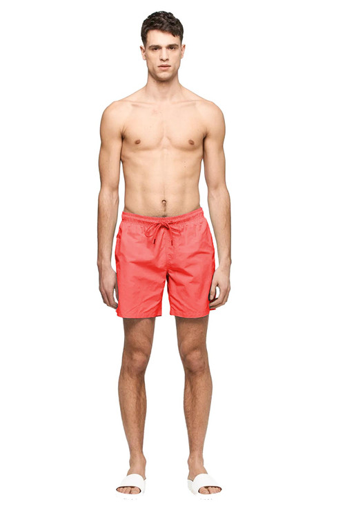 Kuwalla Tee Essential Swim Trunks | Calypso Coral | KUL-SWIM01-CCRL  - Mens Boardshort Swim Shorts - Front View - Topdrawers Swimwear for Men
