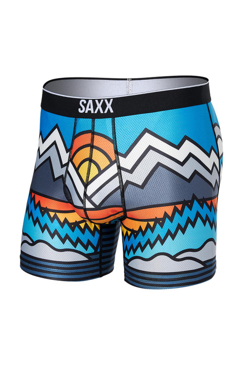 Saxx Volt Boxer Brief | Great Outdrawe | SXBB29-OGB  - Mens Boxer Briefs - Front View - Topdrawers Underwear for Men
