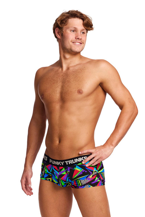 Funky Trunks Underwear Trunks | Beat It | FT50M71611  - Mens Boxer Briefs - Side View - Topdrawers Underwear for Men
