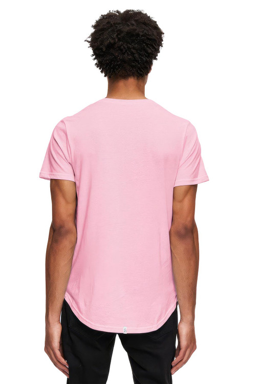 Kuwalla Tee Eazy Scoop Tee | Orchid Pink | KUL-CT1851  - Mens T-Shirts - Rear View - Topdrawers Clothing for Men
