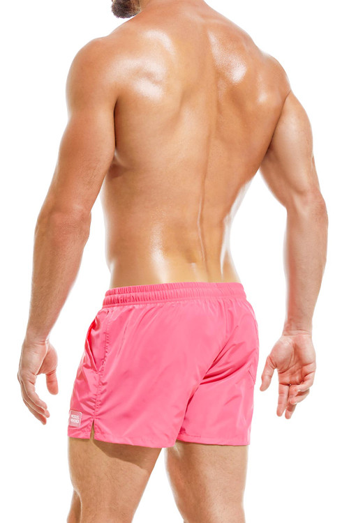 Modus Vivendi Candy Bermuda Swim Shorts | Watermelon | DS2233  - Mens Boardshort Swim Shorts - Rear View - Topdrawers Swimwear for Men
