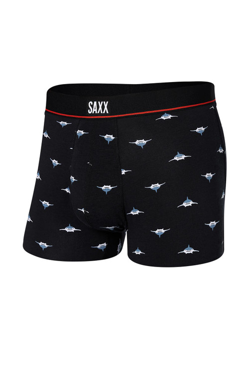 Saxx Non-Stop Stretch Cotton Trunk | Mini Predator | SXTR46-MPB  - Mens Boxer Briefs - Front View - Topdrawers Underwear for Men
