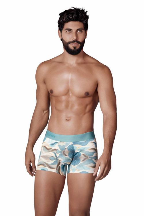 Clever Sand Trunk | Beige | 1318-02  - Mens Boxer Briefs - Front View - Topdrawers Underwear for Men
