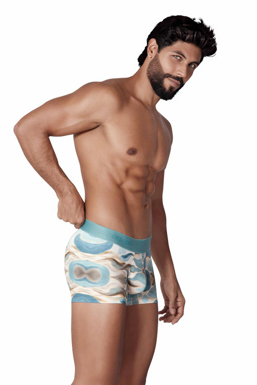 Clever Sand Trunk | Beige | 1318-02  - Mens Boxer Briefs - Side View - Topdrawers Underwear for Men
