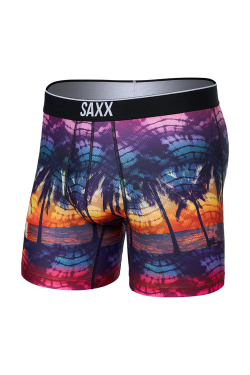 Saxx Volt Boxer Brief | Horizon Palms Multi | SXBB29-HPM  - Mens Boxer Briefs - Front View - Topdrawers Underwear for Men
