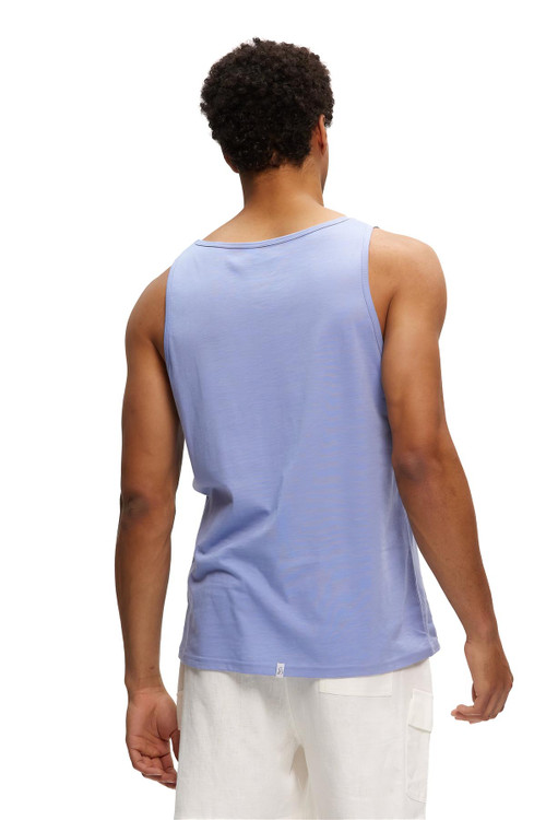 Kuwalla Tee Eazy Tank | Purple Impressions | KUL-ET1855-PUR  - Mens Tank Top Singlets - Rear View - Topdrawers Clothing for Men
