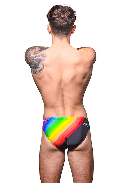 Andrew Christian Pride Vision Swim Bikini 70085 | Rear View | Mens Swim Briefs | Topdrawers Swimwear for Men