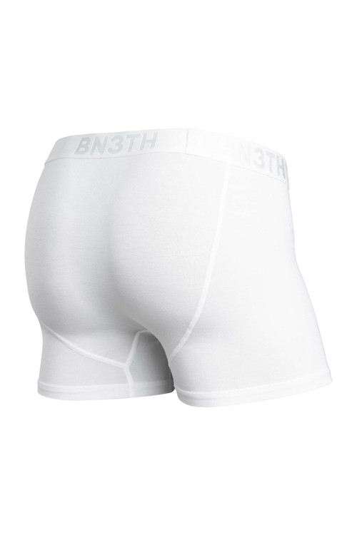 BN3TH Classic Icon Trunk | White M211019 | Rear View | Mens Boxer Briefs | Topdrawers Underwear for Men