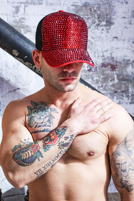 Breedwell Spark Trucker Hat | Red | 2204-HAT  - Mens Hats - Front View - Topdrawers Clothing for Men
