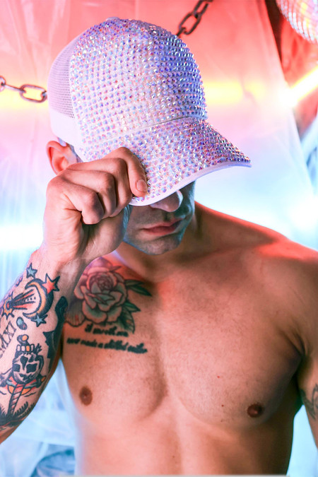 Breedwell Spark Trucker Hat | Unicorn | 2204-HAT  - Mens Hats - Front View - Topdrawers Clothing for Men
