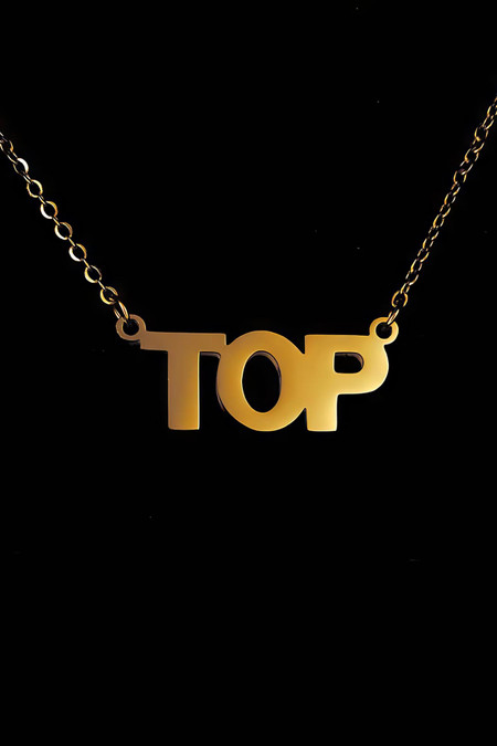 Project Claude TOP Necklace | 18K Gold Plated | PCJ008G  - Mens Necklaces - Front View - Topdrawers Apparel for Men
