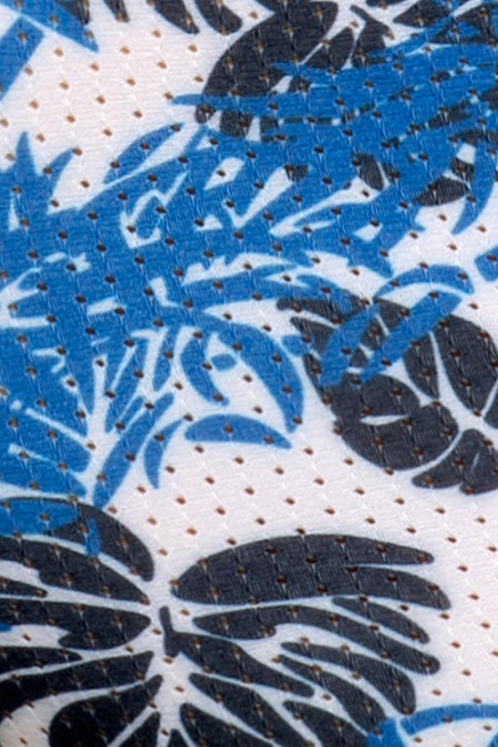 Addicted Tropicana Mesh Trunk | Royal Blue AD1289P-1 | Closeup View | Mens Boxer Briefs | Topdrawers Underwear for Men