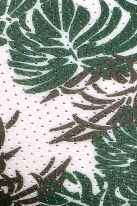 Addicted Tropicana Mesh Trunk | Khaki AD1289P-1 | Closeup View | Mens Boxer Briefs | Topdrawers Underwear for Men