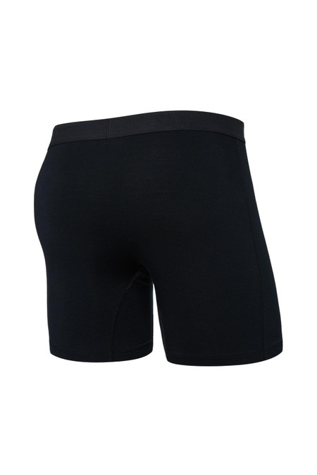 Saxx Vibe Xtra Boxer Brief Black SXVX24F | Rear View | Mens Boxer Briefs | Topdrawers Underwear for Men