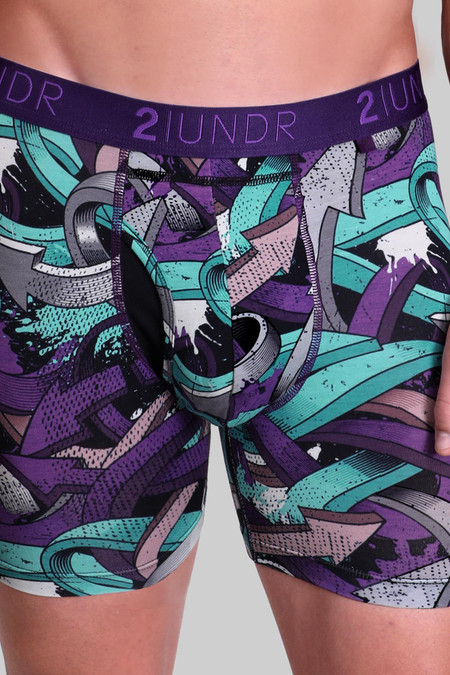 2UNDR Swing Shift Boxer Brief Way2Go 2U01BB | Front View | Mens Boxer Briefs | Topdrawers Underwear for Men