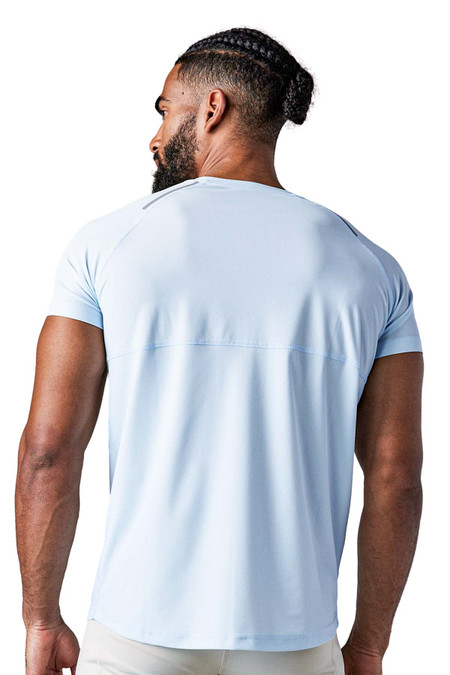 Peelers Power Tee | Blue PW24TE | Rear View | Mens T-Shirts | Topdrawers Clothing for Men