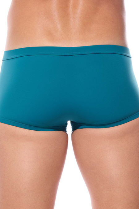 Gregg Homme Caliente Swim Boxer | Turquoise 170645 | Rear View | Mens Swim Boxers | Topdrawers Swimwear for Men