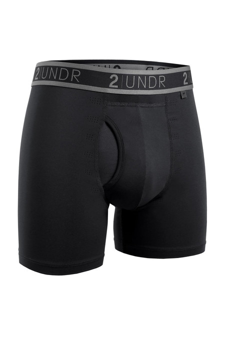 2UNDR Sport Shift Boxer Brief | Stealth 2U26BB | Front View | Mens Boxer Briefs | Topdrawers Underwear for Men