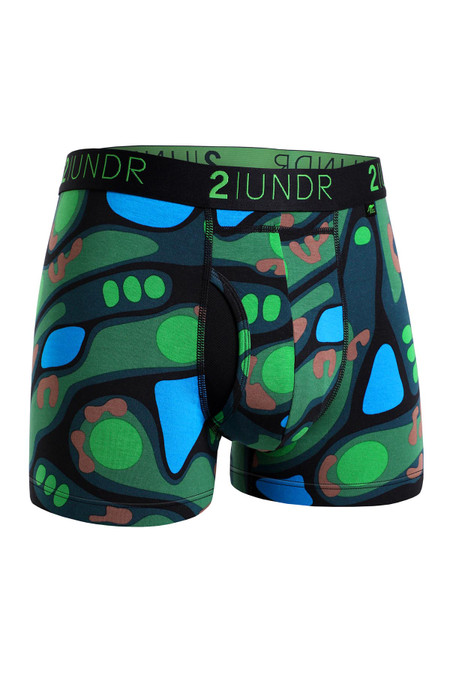 2UNDR Swing Shift Trunk | Back9 2U01TR | Front View | Mens Boxer Briefs | Topdrawers Underwear for Men