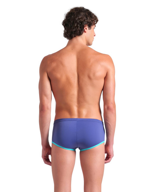 Arena Arena One Swim Low Waist Short Trunk Big Logo | Future Dusk Water 008549-889 | Rear View | Mens Swim Boxers | Topdrawers Swimwear for Men