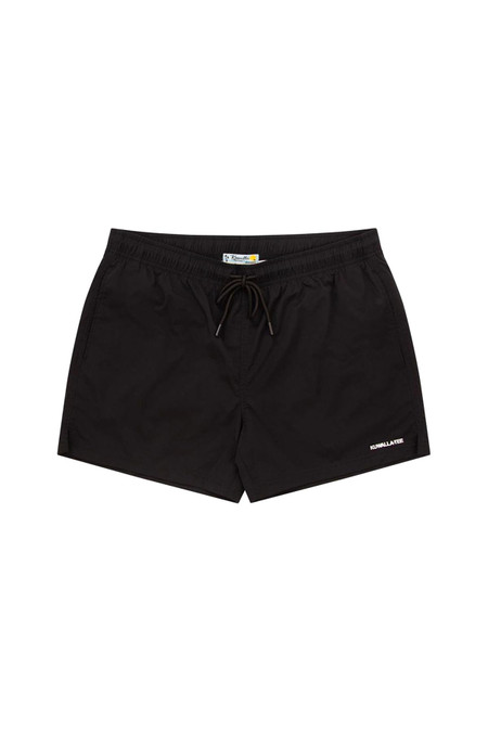 Kuwalla Tee Swimsuit | Black KUL-0125-SWIM100 | Front View | Mens Swim Shorts | Topdrawers Swimwear for Men