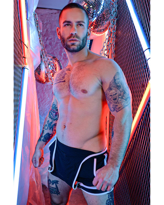 Breedwell Futura Sluterall | Black 2411-BODY | Side View | Mens Wrestling Singlets | Topdrawers Underwear for Men