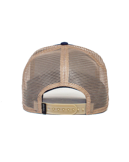 Goorin Bros. The Cock Trucker | Navy 101-0378 | Rear View | Mens Caps | Topdrawers Apparel for Men