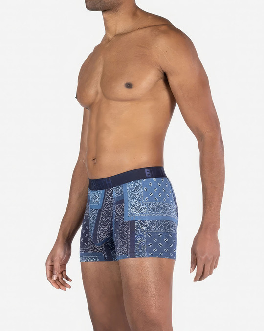BN3TH Classic Icon Trunk | Cowboy Bandana Navy M211021 | Front View | Mens Boxer Briefs | Topdrawers Underwear for Men