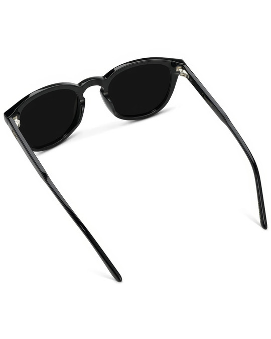 WMP Eyewear Walker Black Triple Black 1121-BLKBLK | Rear View | Mens Sunglasses | Topdrawers Apparel for Men