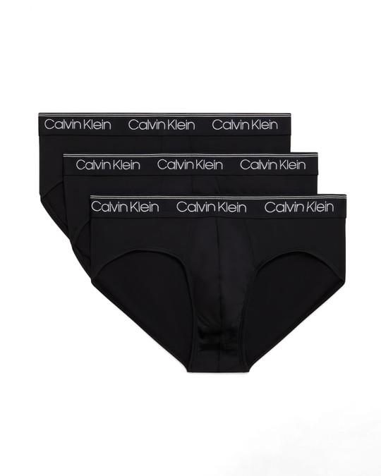 Calvin Klein 3-Pack Microfibre Stretch Hip Brief Black NB2568G-UB1 | Item View | Mens Briefs | Topdrawers Underwear for Men