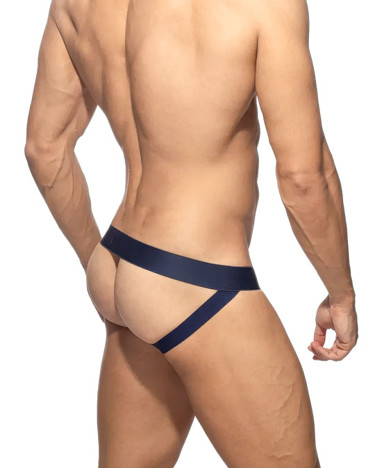 Addicted Sailor Mesh Jockstrap | Navy AD2257 | Rear View | Mens Jockstraps | Topdrawers Underwear for Men