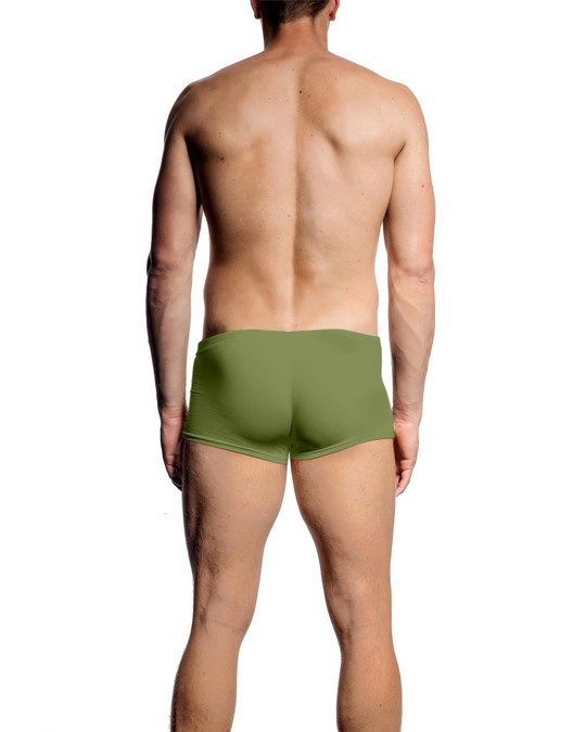 JM SKINZ Low Rise Pouch Boxer Khaki 88194 | Rear View | Mens Boxer Briefs | Topdrawers Underwear for Men